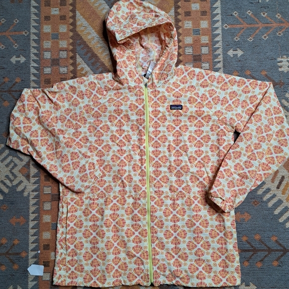 Patagonia Baggies Jacket Kids Girls XL Shells Stripes All Over Pattern Abundance - Picture 1 of 10